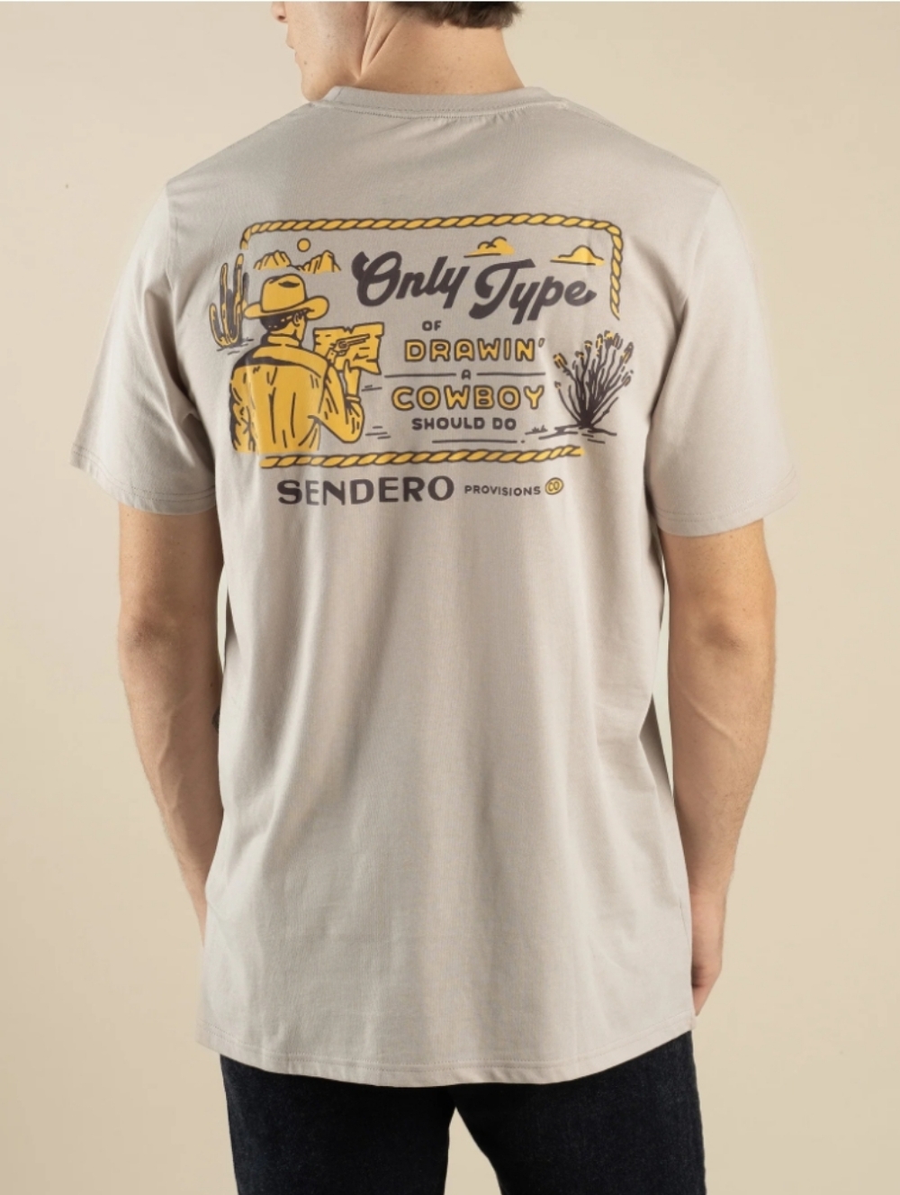 Sendero Provisions Co Cowboy Drawin' T-Shirt S